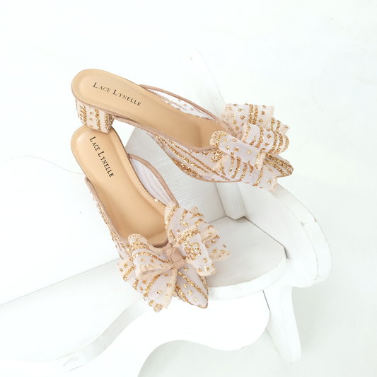 LACE LYNELLE HEELS CHUNKY AQILLA