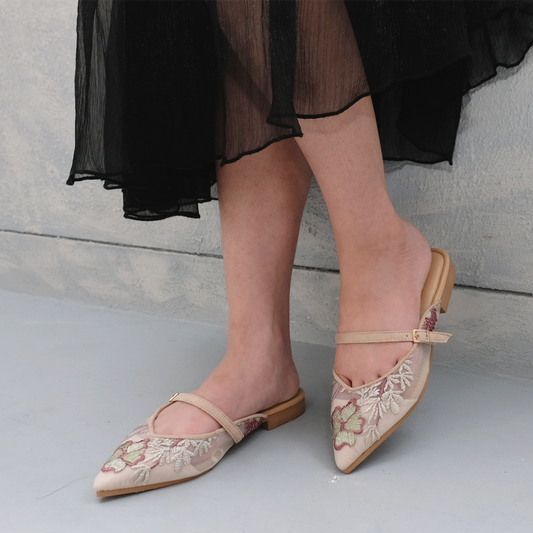 LACE LYNELLE MULES JOY