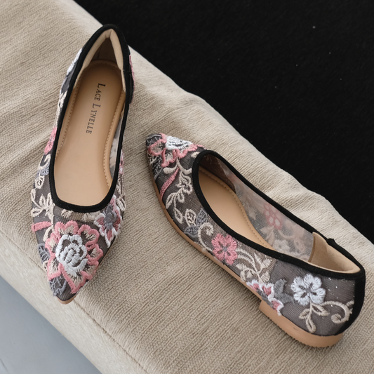 LACE LYNELLE FLATSHOES LEKA