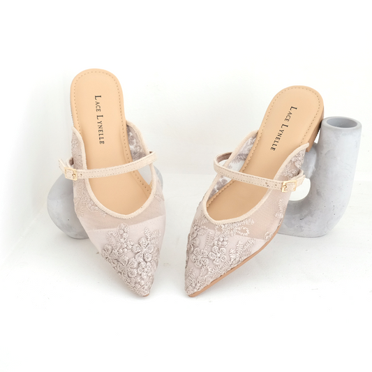 LACE LYNELLE MULES VANYA