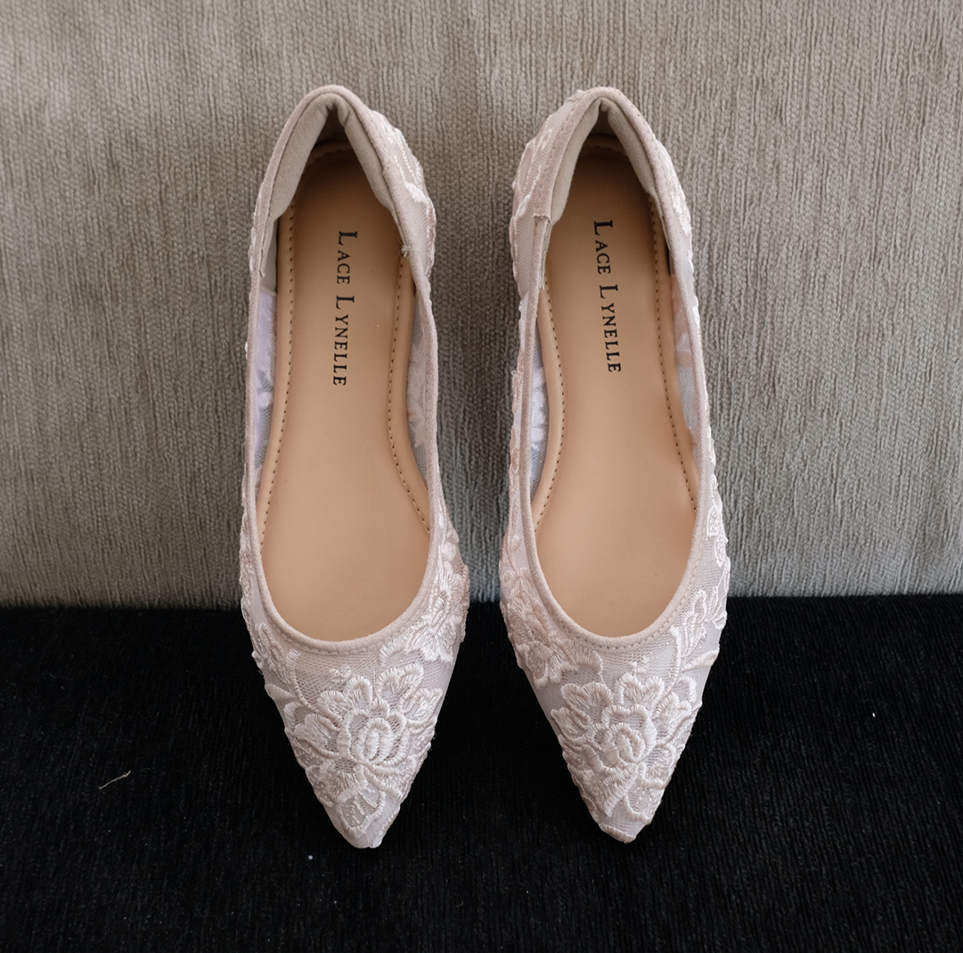 LACE LYNELLE FLATSHOES LEKA