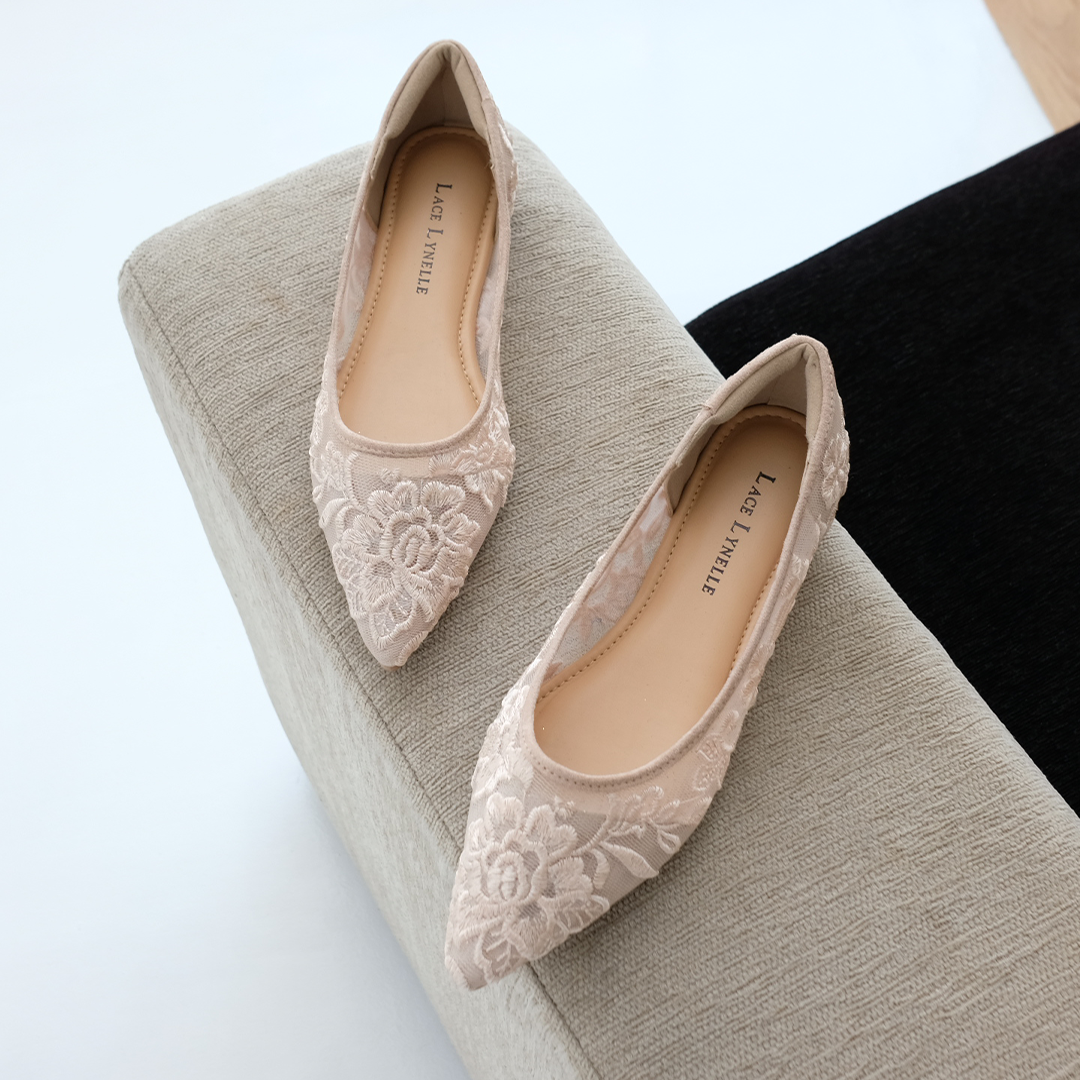 LACE LYNELLE FLATSHOES LEKA