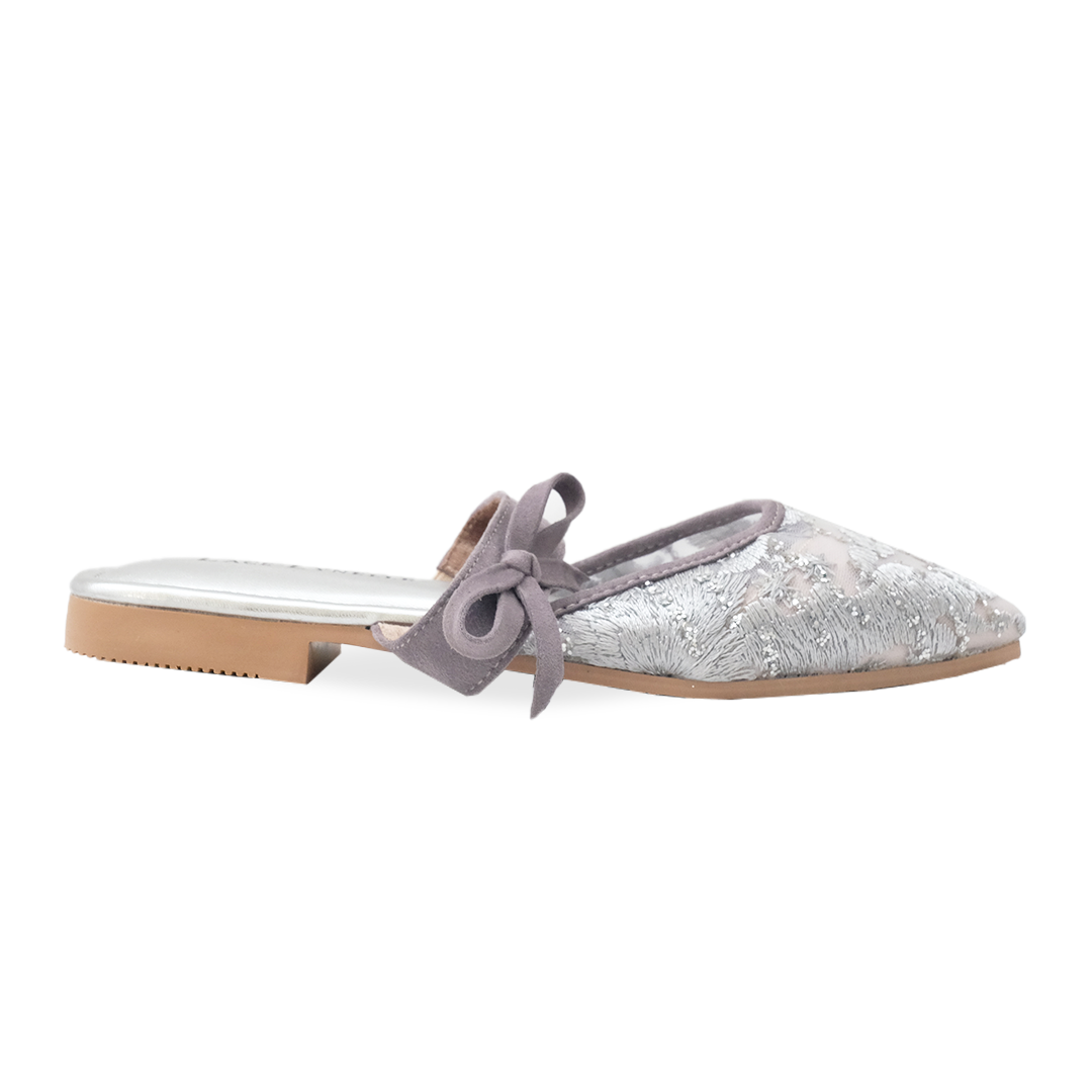 LACE LYNELLE MULES ARIN SILVER
