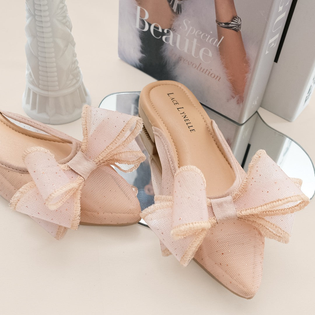 Lace Lynelle Mules Thami Nude